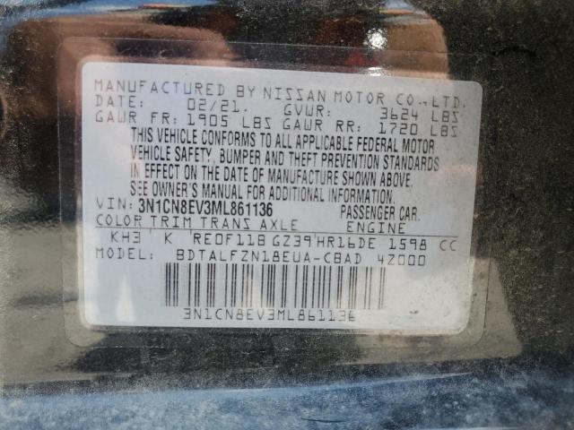 Photo 11 VIN: 3N1CN8EV3ML861136 - NISSAN VERSA 