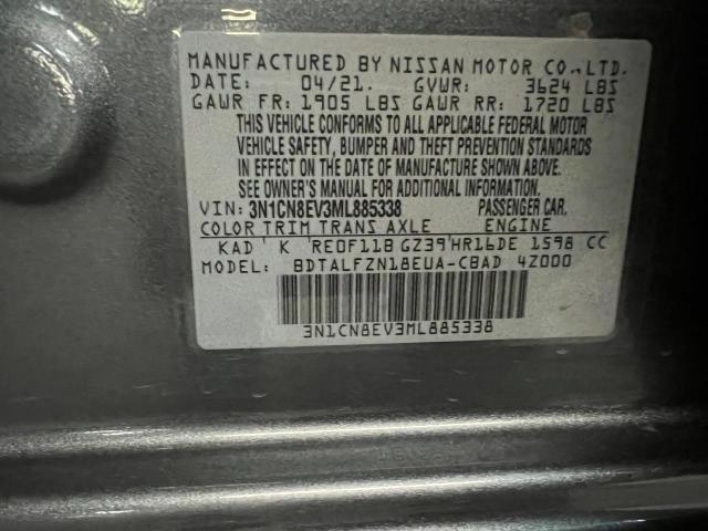 Photo 9 VIN: 3N1CN8EV3ML885338 - NISSAN VERSA 