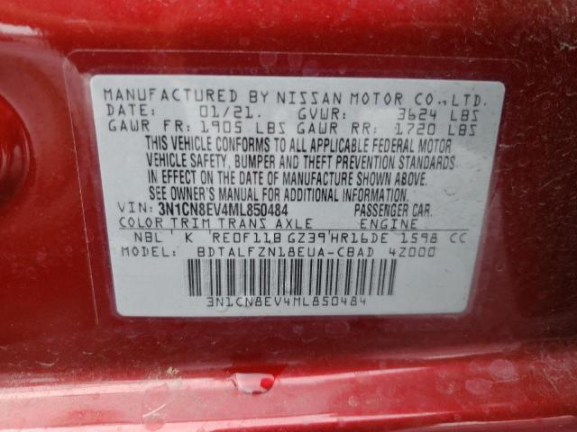 Photo 9 VIN: 3N1CN8EV4ML850484 - NISSAN VERSA SV 