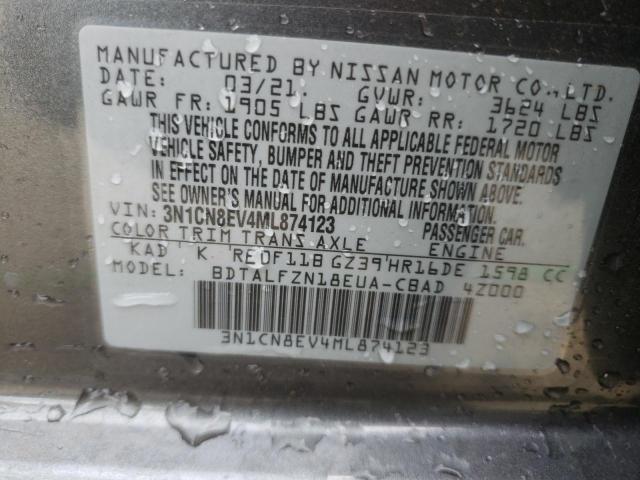 Photo 11 VIN: 3N1CN8EV4ML874123 - NISSAN VERSA SV 