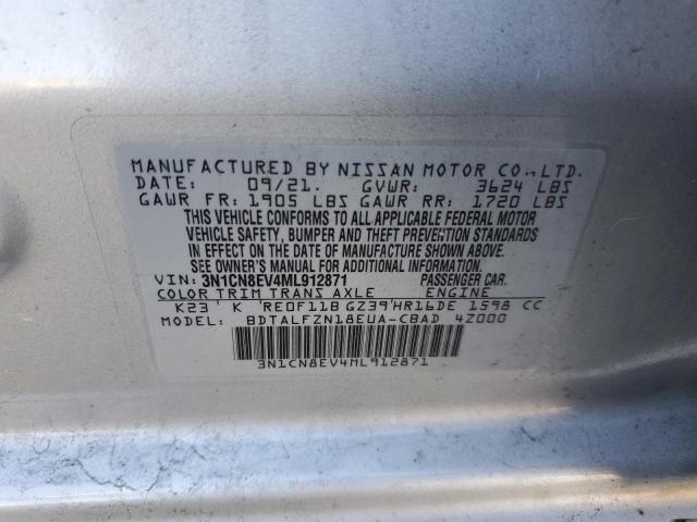 Photo 12 VIN: 3N1CN8EV4ML912871 - NISSAN VERSA 