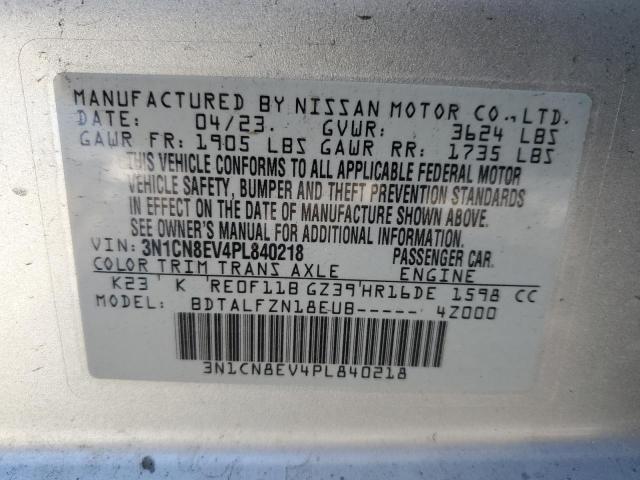 Photo 12 VIN: 3N1CN8EV4PL840218 - NISSAN VERSA SV 