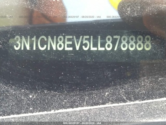 Photo 8 VIN: 3N1CN8EV5LL878888 - NISSAN VERSA 