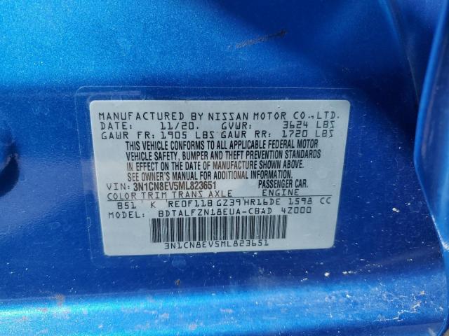 Photo 11 VIN: 3N1CN8EV5ML823651 - NISSAN VERSA 