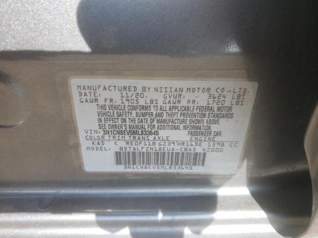 Photo 11 VIN: 3N1CN8EV5ML833645 - NISSAN VERSA SV 