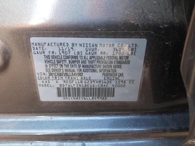 Photo 9 VIN: 3N1CN8EV6LL849982 - NISSAN VERSA SV 