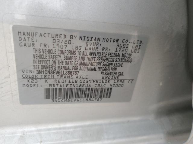 Photo 11 VIN: 3N1CN8EV6LL886787 - NISSAN VERSA 