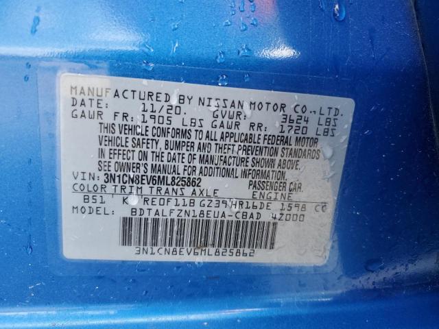 Photo 11 VIN: 3N1CN8EV6ML825862 - NISSAN VERSA 