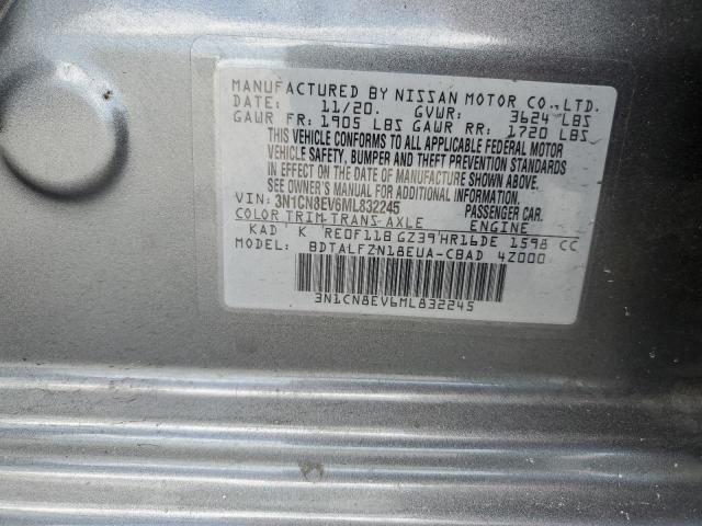 Photo 9 VIN: 3N1CN8EV6ML832245 - NISSAN VERSA SV 