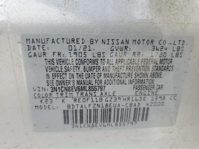 Photo 12 VIN: 3N1CN8EV6ML855797 - NISSAN VERSA SV 