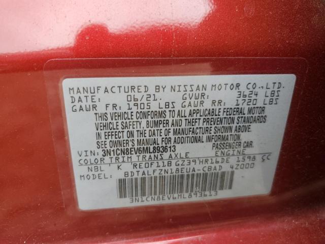 Photo 11 VIN: 3N1CN8EV6ML893613 - NISSAN VERSA SV 