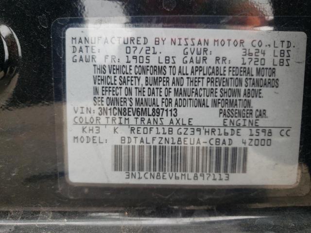 Photo 9 VIN: 3N1CN8EV6ML897113 - NISSAN VERSA SV 