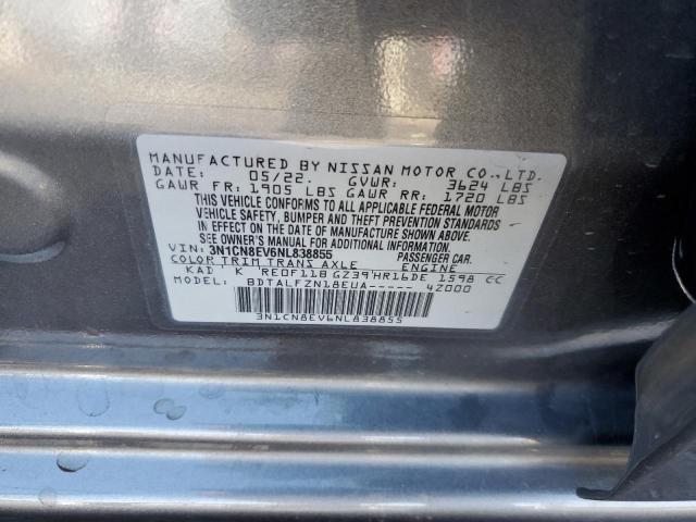 Photo 11 VIN: 3N1CN8EV6NL838855 - NISSAN VERSA SV 