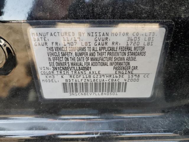 Photo 9 VIN: 3N1CN8EV7LL840501 - NISSAN VERSA SV 