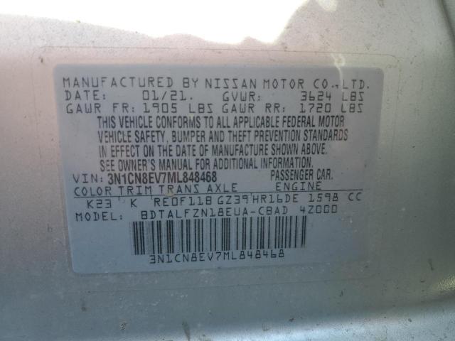 Photo 11 VIN: 3N1CN8EV7ML848468 - NISSAN VERSA SV 