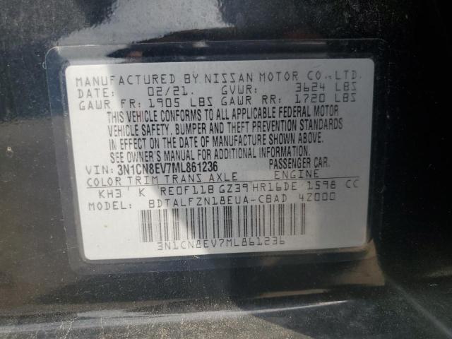 Photo 11 VIN: 3N1CN8EV7ML861236 - NISSAN VERSA 