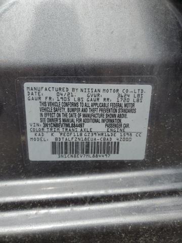 Photo 11 VIN: 3N1CN8EV7ML884497 - NISSAN VERSA SV 