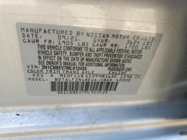 Photo 11 VIN: 3N1CN8EV7ML913433 - NISSAN VERSA SV 