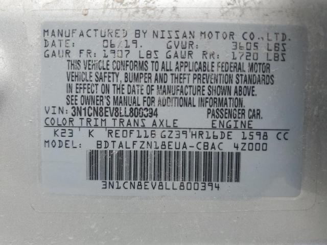 Photo 11 VIN: 3N1CN8EV8LL800394 - NISSAN VERSA 