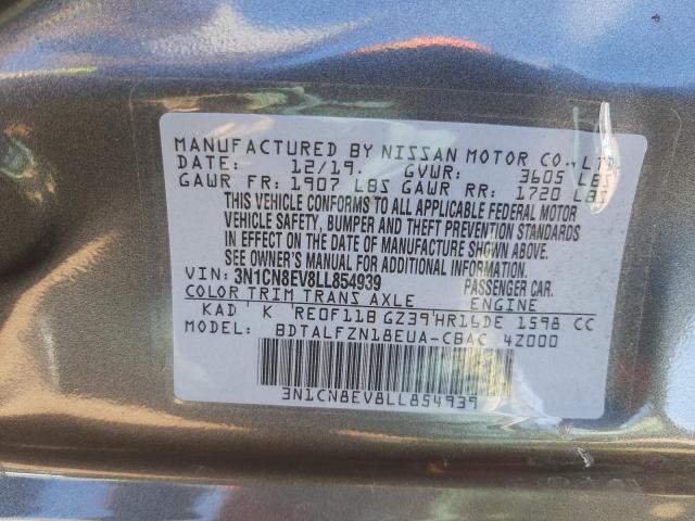 Photo 9 VIN: 3N1CN8EV8LL854939 - NISSAN VERSA SV 