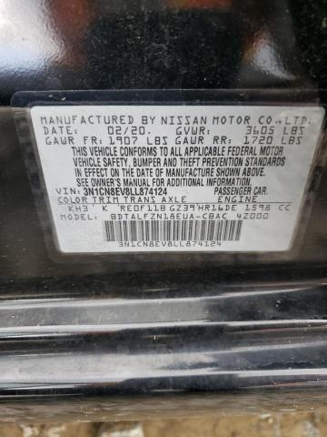 Photo 12 VIN: 3N1CN8EV8LL874124 - NISSAN VERSA 