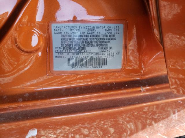 Photo 9 VIN: 3N1CN8EV8LL902388 - NISSAN VERSA SV 