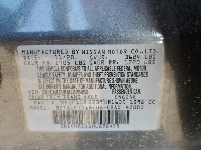 Photo 11 VIN: 3N1CN8EV8ML828455 - NISSAN VERSA SV 