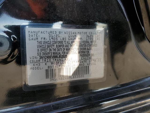 Photo 11 VIN: 3N1CN8EV8ML853520 - NISSAN VERSA SV 