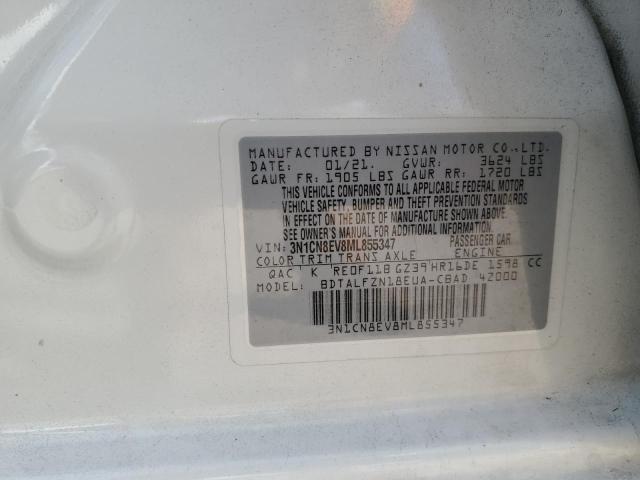 Photo 12 VIN: 3N1CN8EV8ML855347 - NISSAN VERSA SV 