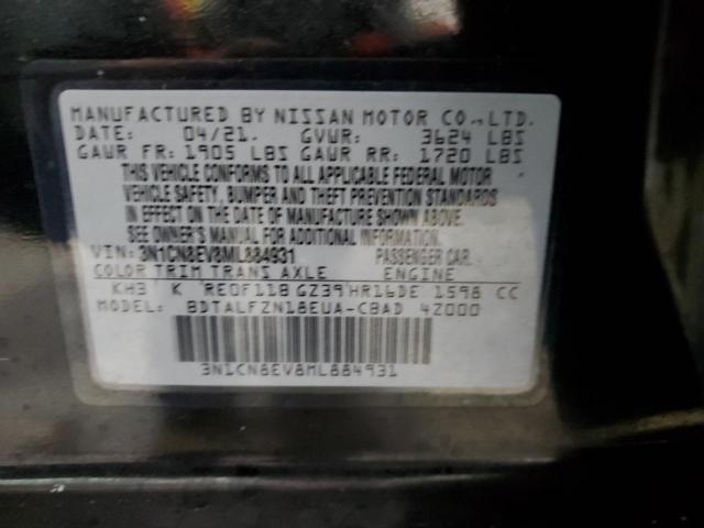 Photo 11 VIN: 3N1CN8EV8ML884931 - NISSAN VERSA 