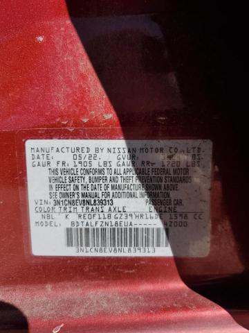 Photo 11 VIN: 3N1CN8EV8NL839313 - NISSAN VERSA SV 