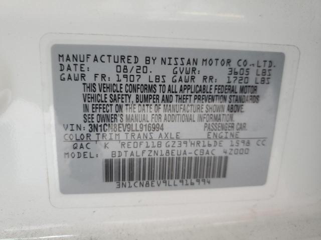 Photo 11 VIN: 3N1CN8EV9LL916994 - NISSAN VERSA 