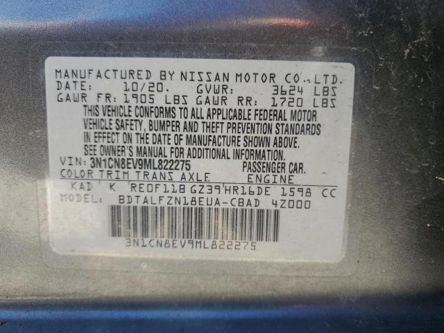 Photo 11 VIN: 3N1CN8EV9ML822275 - NISSAN VERSA 