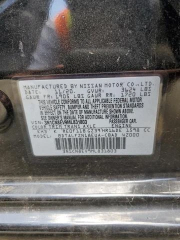 Photo 11 VIN: 3N1CN8EV9ML831803 - NISSAN VERSA SV 