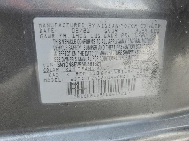 Photo 11 VIN: 3N1CN8EV9ML861321 - NISSAN VERSA 