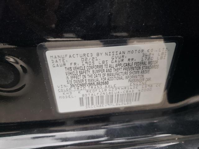 Photo 11 VIN: 3N1CN8EV9ML862680 - NISSAN VERSA SV 