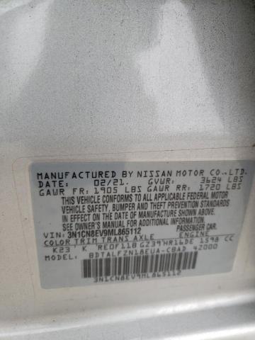 Photo 9 VIN: 3N1CN8EV9ML865112 - NISSAN VERSA SV 