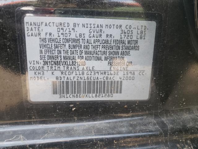 Photo 9 VIN: 3N1CN8EVXLL821280 - NISSAN VERSA SV 