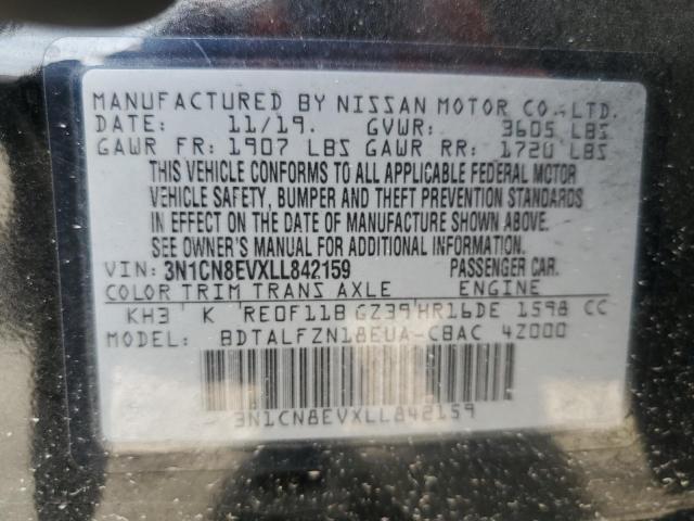 Photo 11 VIN: 3N1CN8EVXLL842159 - NISSAN VERSA SV 