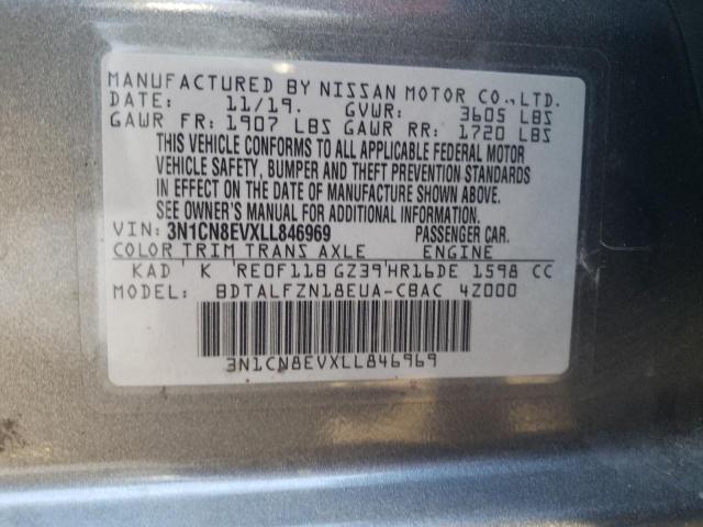 Photo 11 VIN: 3N1CN8EVXLL846969 - NISSAN VERSA SV 