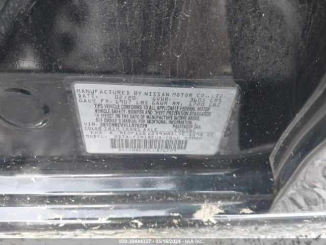 Photo 8 VIN: 3N1CN8EVXLL876229 - NISSAN VERSA 