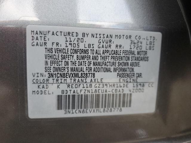 Photo 11 VIN: 3N1CN8EVXML828778 - NISSAN VERSA SV 