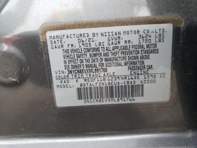 Photo 12 VIN: 3N1CN8EVXML891766 - NISSAN VERSA SV 