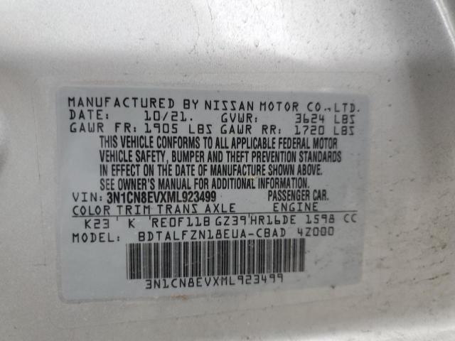 Photo 13 VIN: 3N1CN8EVXML923499 - NISSAN VERSA SV 