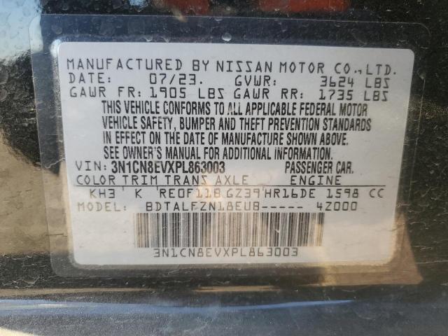 Photo 11 VIN: 3N1CN8EVXPL863003 - NISSAN VERSA SV 