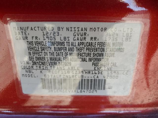 Photo 11 VIN: 3N1CN8EVXRL847029 - NISSAN VERSA SV 