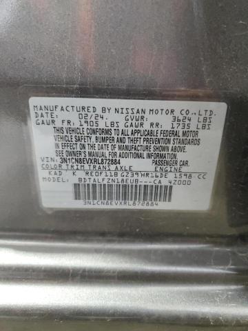 Photo 11 VIN: 3N1CN8EVXRL872884 - NISSAN VERSA 