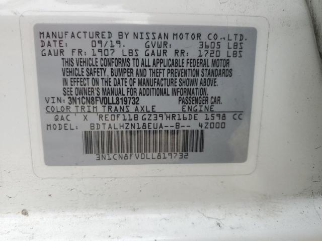 Photo 11 VIN: 3N1CN8FV0LL819732 - NISSAN VERSA 