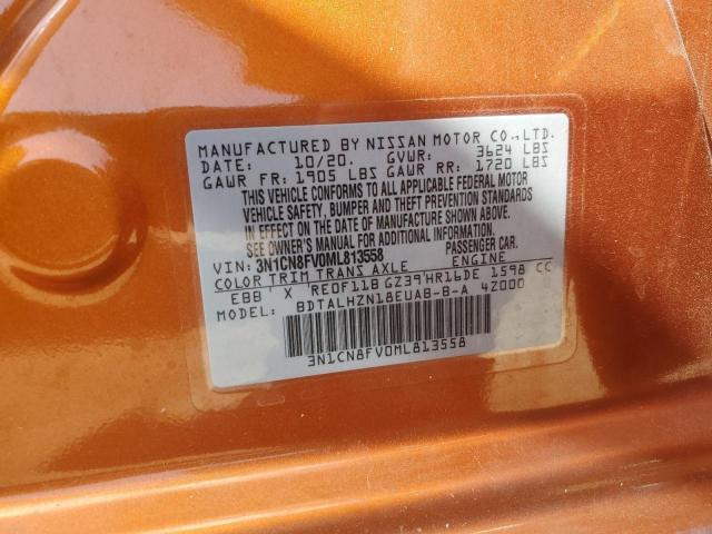 Photo 12 VIN: 3N1CN8FV0ML813558 - NISSAN VERSA SR 