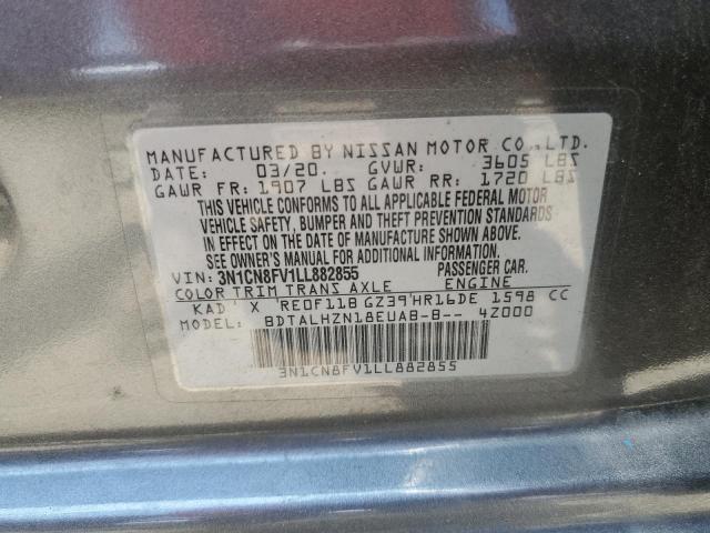 Photo 12 VIN: 3N1CN8FV1LL882855 - NISSAN VERSA 